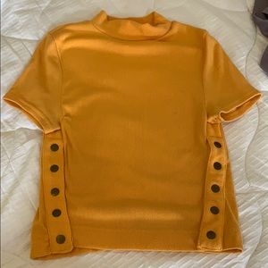 Free People short sleeve Turtle neck